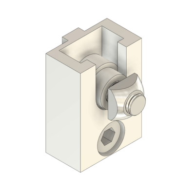 41-423-3 MODULAR SOLUTIONS ALUMINUM BRACKET<BR>30 SERIES GUARD UNIT FIXING ANGLE W/HARDWARE